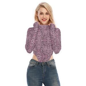 Kokorepublic Print Women's Turtleneck Long Sleeve Jumpsuits